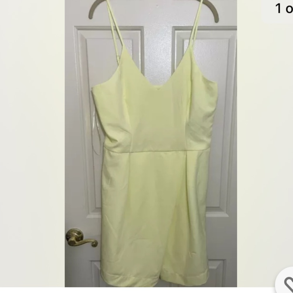 Gianni Bini Size XL Yellow  Mini Dress